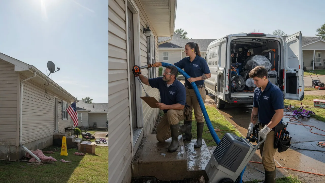 Ceiling Water Damage Restoration in South Shore, SD near me